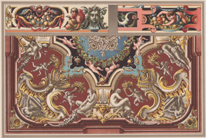 Decken-Malereien im Barockstil